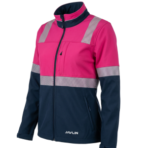 Womens Hi Vis Two Tone Utility Softshell Jacket