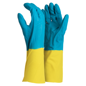 Neoprene Latex Blue/Yellow Glove