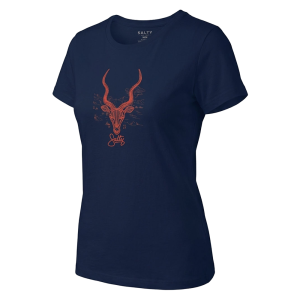 End Of Range - Salty Womens T-Shirt Wired Kudu