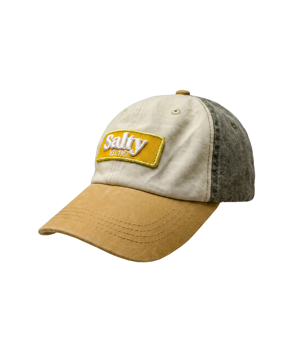 Salty 3 Colour Cap Olive/Stone/Mustard