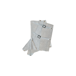 Chrome Leather Knee Length Spats