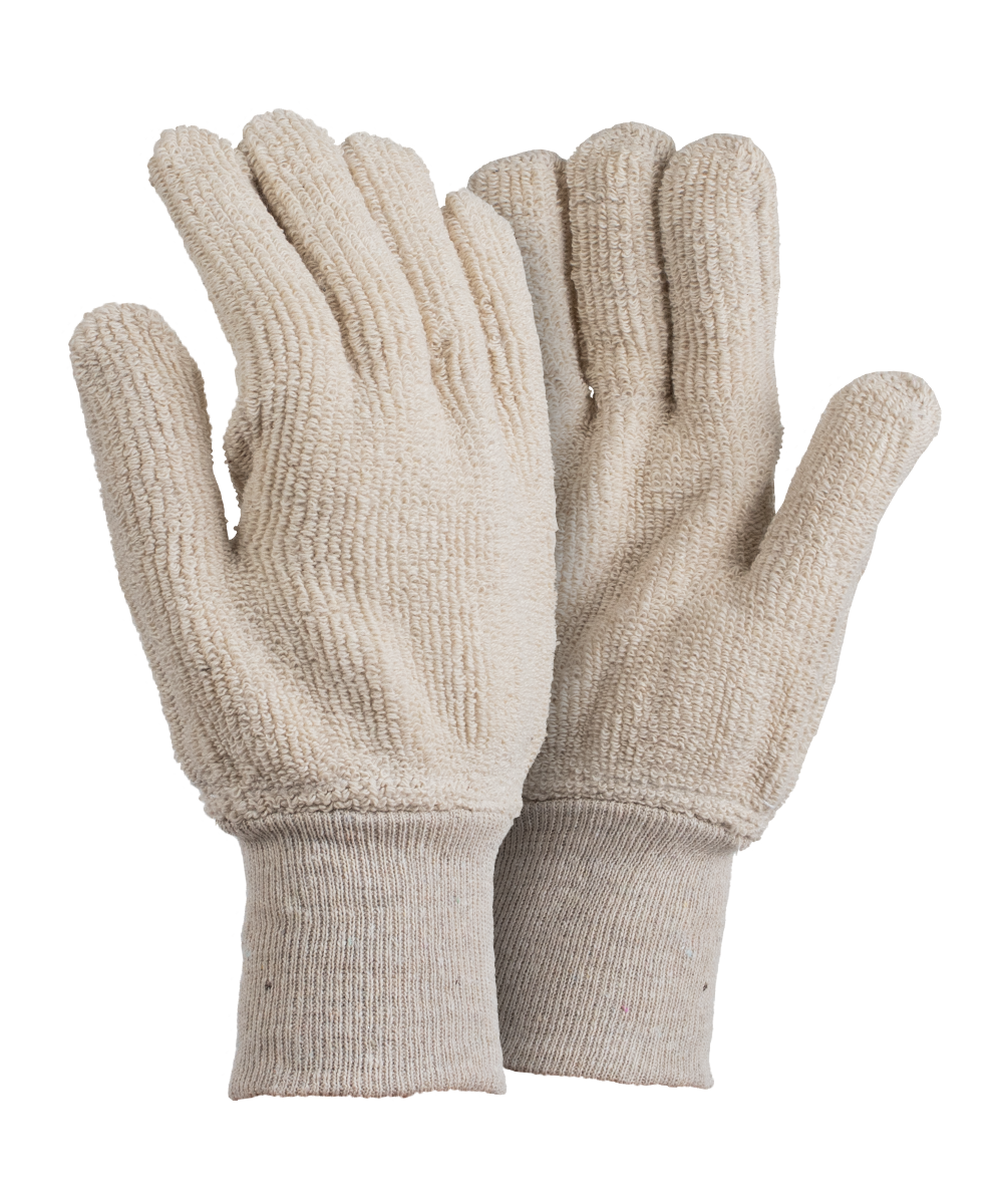 Towelling Knit Wrist Gloves