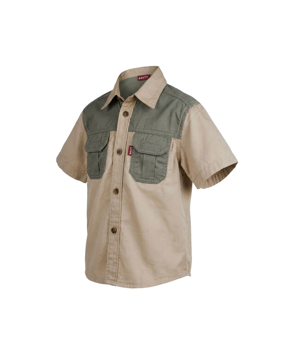 Meerkat Kids Two Tone Bush Shirt