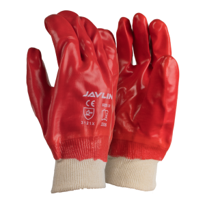 PVC Medium Weight Knit Wrist Gloves