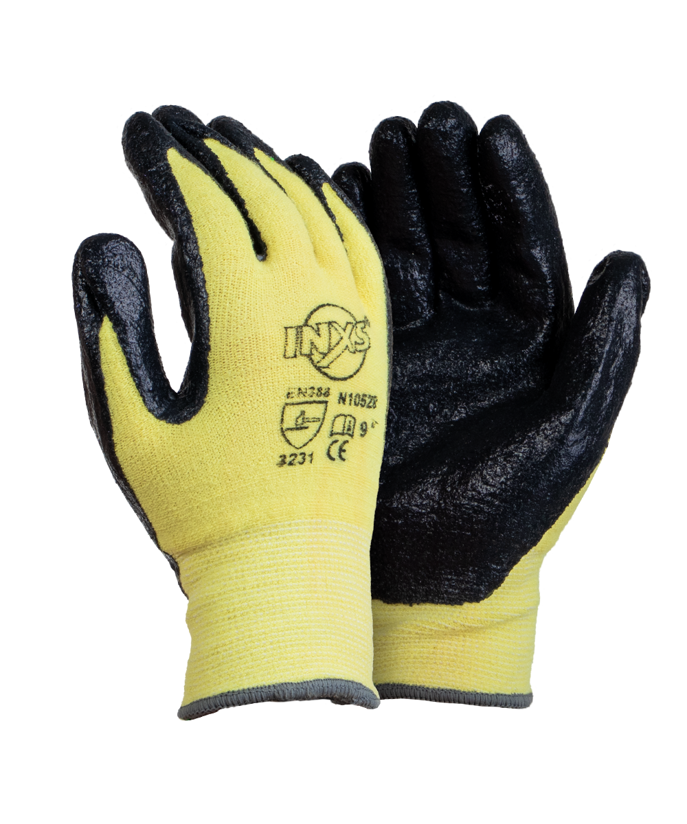 Kevlar liner Nitrile Coated Gloves