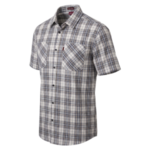 Ratel Check Shirt S/S Stone/Grey